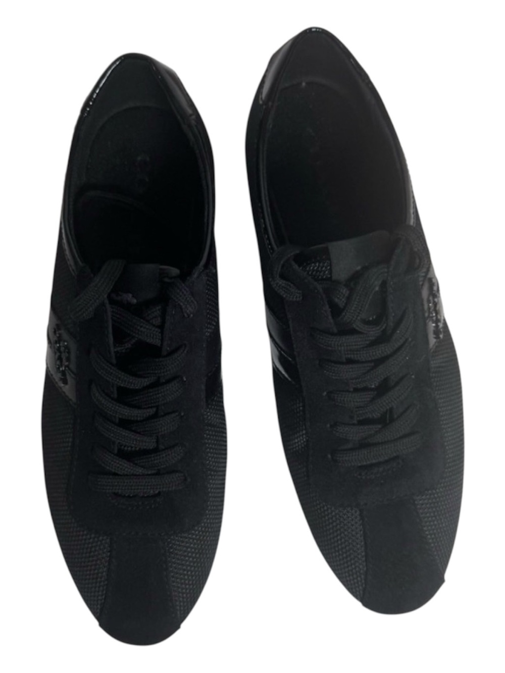 Coach Women’s Black Lace-Up Low-Top Sneakers